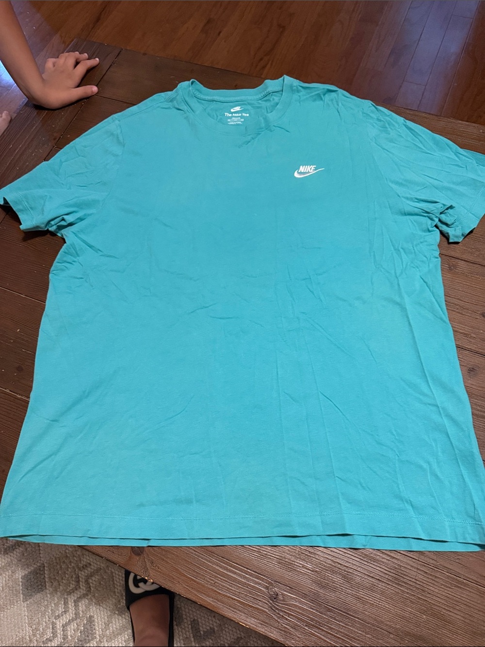 Nike Men’s Teal Crew Neck Short Sleeve T-Shirt
